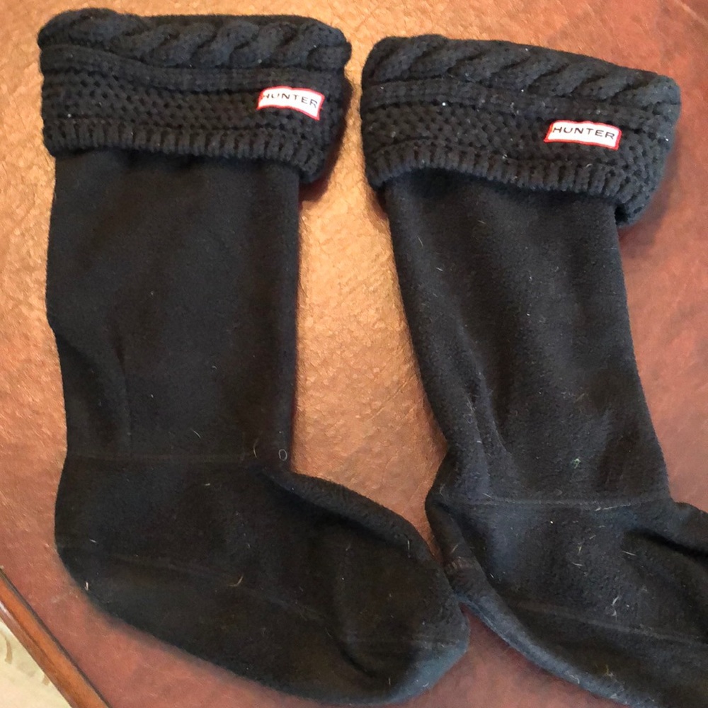 Hunter fleece boot socks